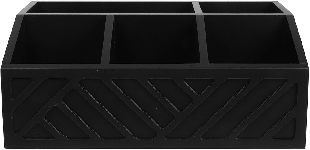 Cabilock Tea Storage Box Cup Lid Holder Coffee Bar Sugar Organizer Desktop Station Organizer