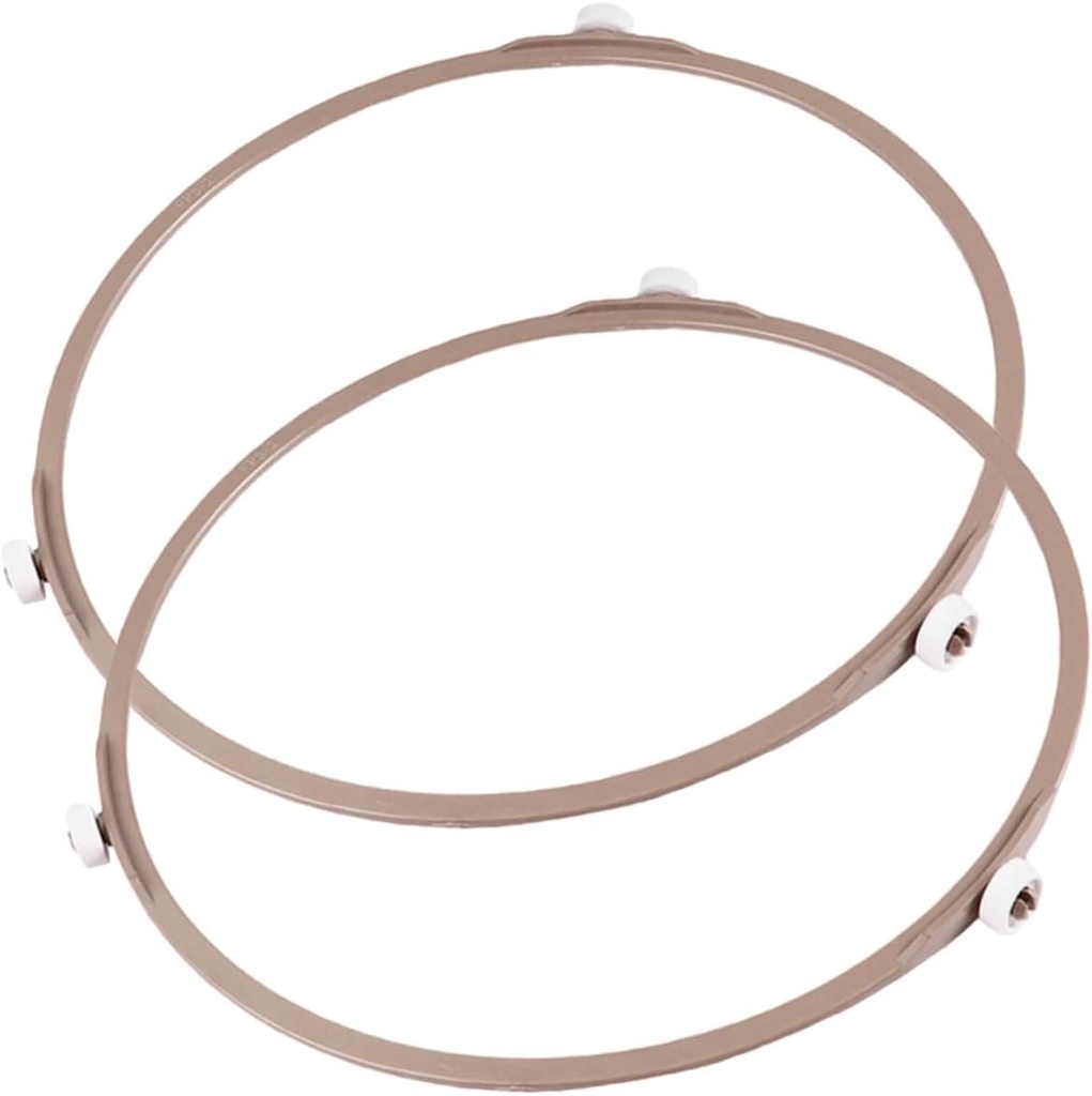 2pcs Microwave Oven Turntable Ring Glass Turntable Holder Ring Roller Support for Sharp Carousel Microwave Parts