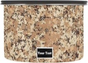 ALAZA Brown Desert Digital Camouflage Airtight Coffee Bean Canister Customed 17oz Food Storage Containers with Lids For Gournd, Tea, Sugar, Flour, Rice, Cereal, Candy Cookie Jar
