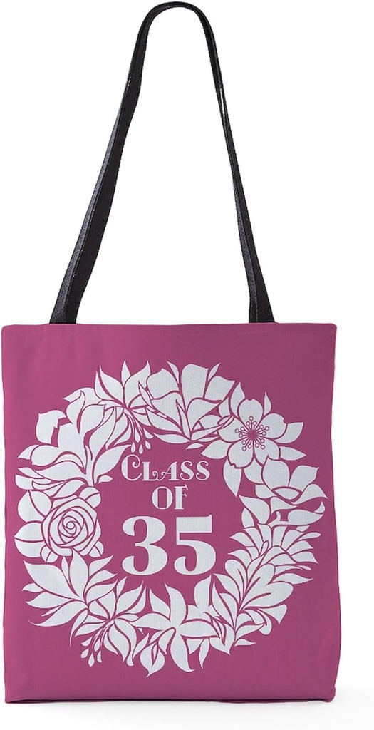 CafePress Class Of 2035 Flower 18"x18" Reusable Grocery Shopping Sling Tote Bag