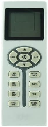 Remote Control for Soleus Air WS24E01 PSC-14HP-201 PSC-14HP-01 TTWM1-14H-01 PMC-14HP-201 TTWM1-10H-01 Portable Room Casement Windows Air Conditioner