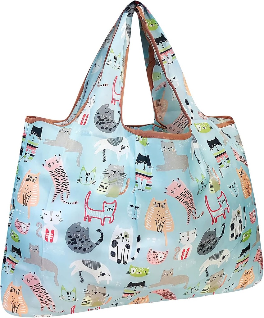 Bowbear Foldable Nylon Reusable Shopping Grocery Bag