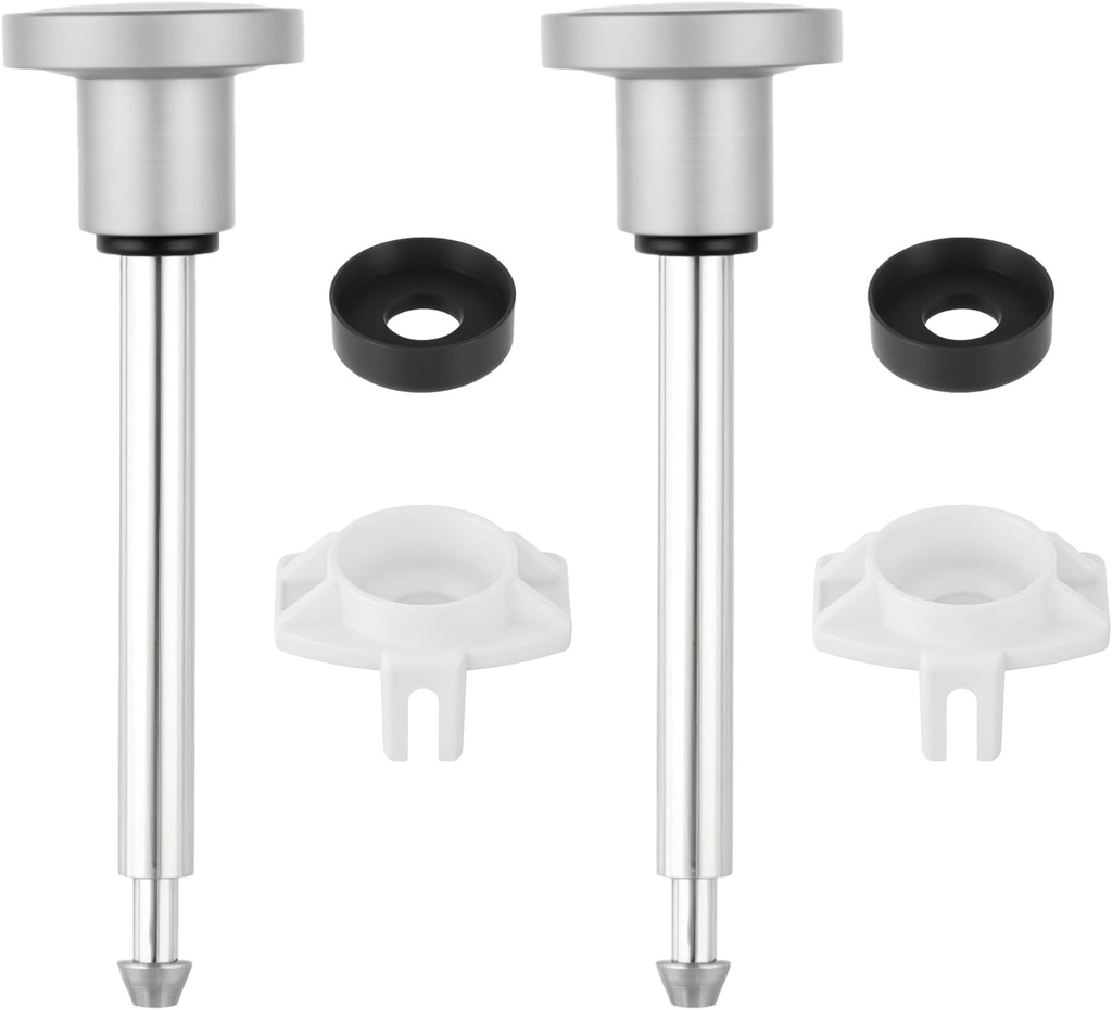 2 Set Tub Spout Diverter Repair Kit, Leak-Proof Shower Diverters with Diverter Valve Stems Cup Seals and Gates Universal Tub Faucet Repair Replacement Parts for Shower Bathtub Plumbing Fixture