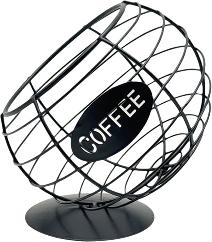 Coffee Pods Organiser Iron Art Dried Fruit Snacks Dispenser Large Capacity Espresso Holder Diagonal Storage Basket Fruit And Vegetable Holder