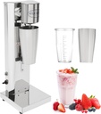 Electric Milkshake Maker Machine, Commercial Stainless Steel Milk Shake Machine with 2 Cups 650ml/Cup 110V 180W Drink Mixer Adjustable Speed Malt Maker Machine (1 Head)