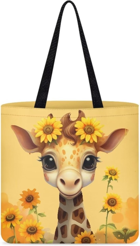 Upetstory Canvas Tote Bag Reusable Grocery Shopping Cloth Bags
