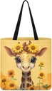 Upetstory Canvas Tote Bag Reusable Grocery Shopping Cloth Bags