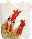 Animal Canvas Tote Bags for Women - Large Capacity Shopping and Reusable Grocery Bags