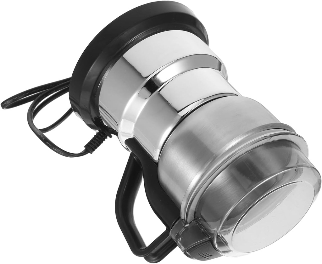 Zerodeko Electric Grain Grinder Stainless Steel Flour Mill for Coffee Beans Spices Nuts Dry Grains Powerful Low Noise Motor Compact Kitchen Grinder with Replaceable Blades Capacity