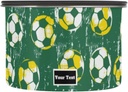 ALAZA Soccer Football Green Airtight Coffee Bean Canister Customed 17oz Food Storage Containers with Lids For Gournd, Tea, Sugar, Flour, Rice, Cereal, Candy Cookie Jar