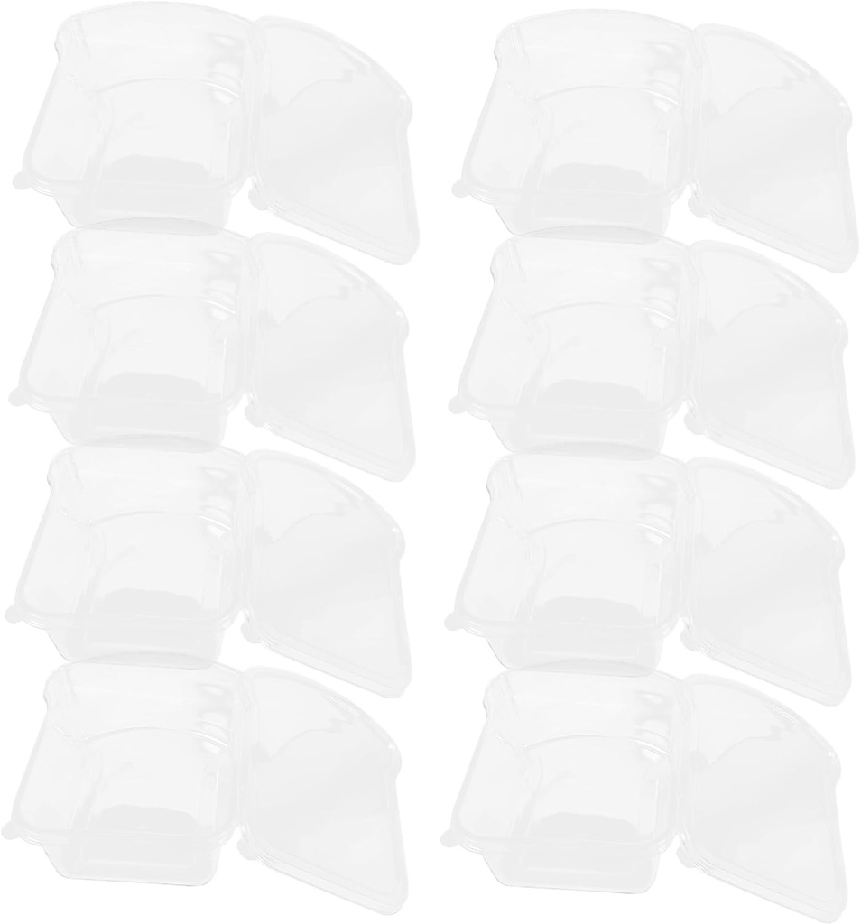 Cabilock Pack Bread Keeper Airtight Bread Storage Container for Homemade Bakery Loaf Sandwich Box Lunch Box Containers Boys and Girls