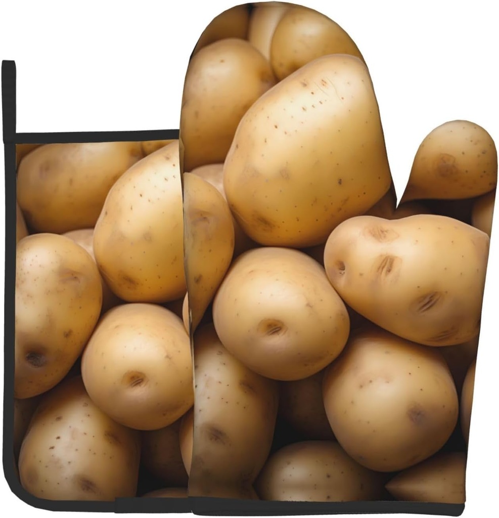 Potato Gloves Insulation Pads, Oven Baking Gloves 2-Piece Set, Suitable for Kitchen Microwave, Baking, Cooking, Home use