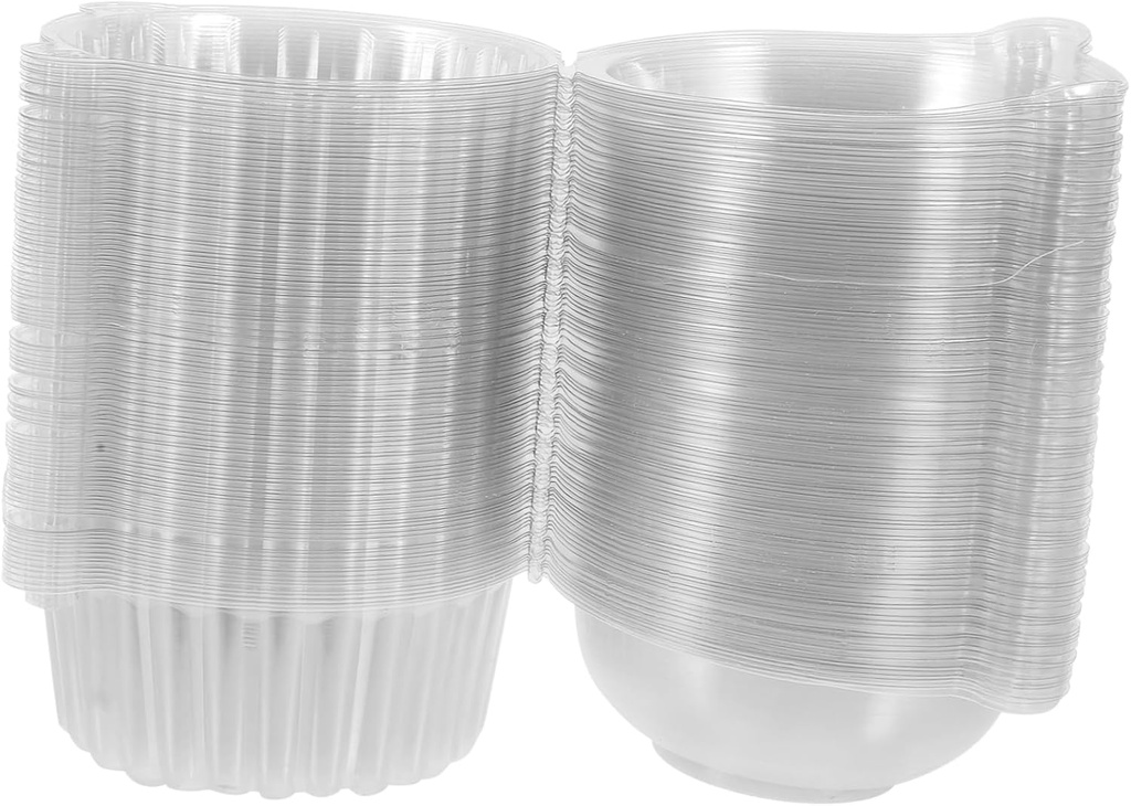 100pcs Cupcake Box Dome Bakery Cake Boxes Cat Head Design Easy to Decorate for Wedding Birthday Party Treats