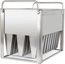 Stainless Steel Popsicle Mold,Commercial Popsicle Maker,30 Grooves for Ice Cream Molds,Efficient,for Home Commercial (B)