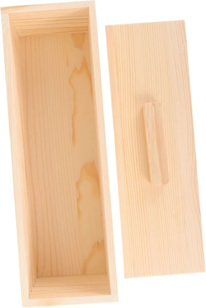 Luxshiny Wooden Toast Box Diy Baking Mold Bread Pan Reusable Toast Pan Kitchen Gadget