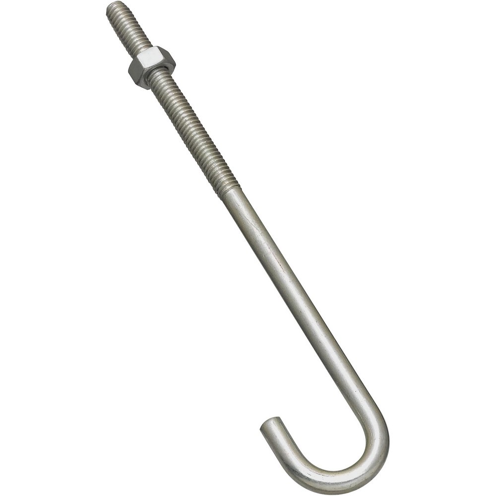 National Hardware N232-934 2195 J Bolts in Zinc, 5/16" x 7"