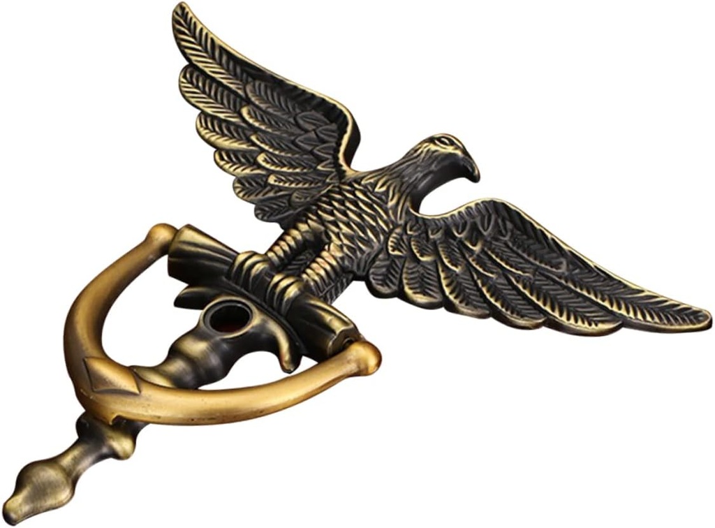 Gadpiparty Unique Design Door Knocker European Style Front Door Knocker Peephole Security Knocker High End Atmosphere