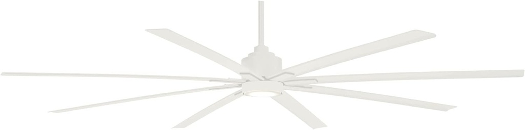 MINKA-AIRE F896-84-WHF LED Xtreme H2O 84 Inch Outdoor Ceiling Fan with DC Motor in Flat White Finish