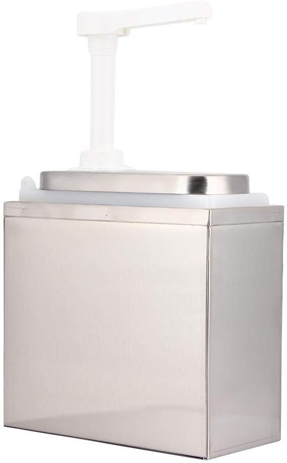 2L Kitchen Sauce Dispenser, Large Capacity Sauce Pump Condiment Dispensing Tool for Home Restaurant Hotel Use