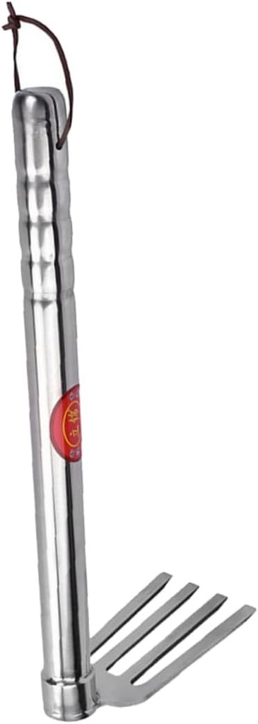 HANABASS Heavy Duty Garden Rake Paving Weeding Tool Tiller for Gardening Hand Rake for Pet Excrement