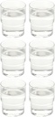 Toyo Sasaki Glass 00445HS Glass Tumbler, 6.8 fl oz (200 ml), HS Stackable, Shatter-Resistant, Bobbin, Made in Japan, Dishwasher Safe, Pack of 6