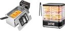 VIVOHOME Electric Deep Fryer with 4L / 17 Cup Oil Capacity, and VIVOHOME Food Dehydrator, Electric 8 Trays Hydrator Machine