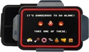 getDigital It's Dangerous to go Alone Lunchbox - Bento Box with up to 4 Customizable Compartments, for Retro Video Gaming and Arcade Fans - Black Plastik, Dishwasher & Microwave safe