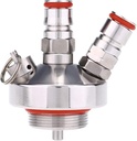 Beer Dispenser, Stainless Steel Beer Spear Quick Fitting Connector for Homebrew Spear Craft Growler Tools Beer Wine Tool