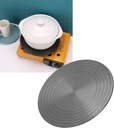 Heat Diffuser Plate, Non Slip Thermal Conductive Plate, Heat Induction Plate Converter Defrosting Tray, Aluminium Alloy Cooktop Converter for Gas Cooker Home, 24CMx4MM