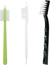 3Pcs Juicer Cleaning Brushes Compatible with Omega 8006, VRT, 8004 8003 VERT VRT350 VRT330 Masticating Juicers Replacement Cleaner, HD Bristles