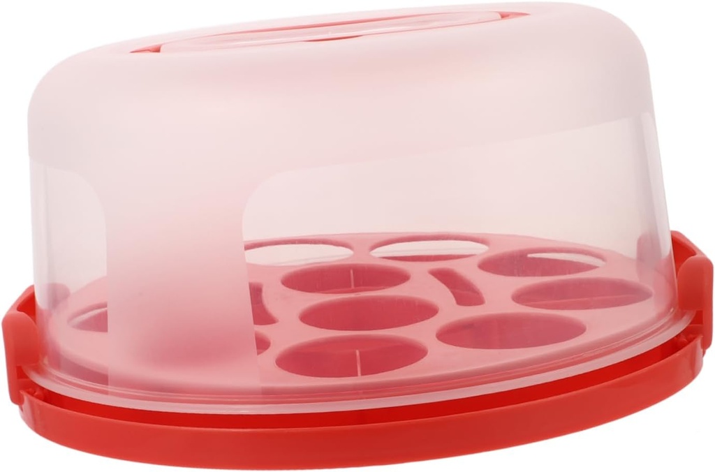 Baking Storage Box 10 Inch Cake Container Lids Safe Transport for Cake Cupcake Cookies