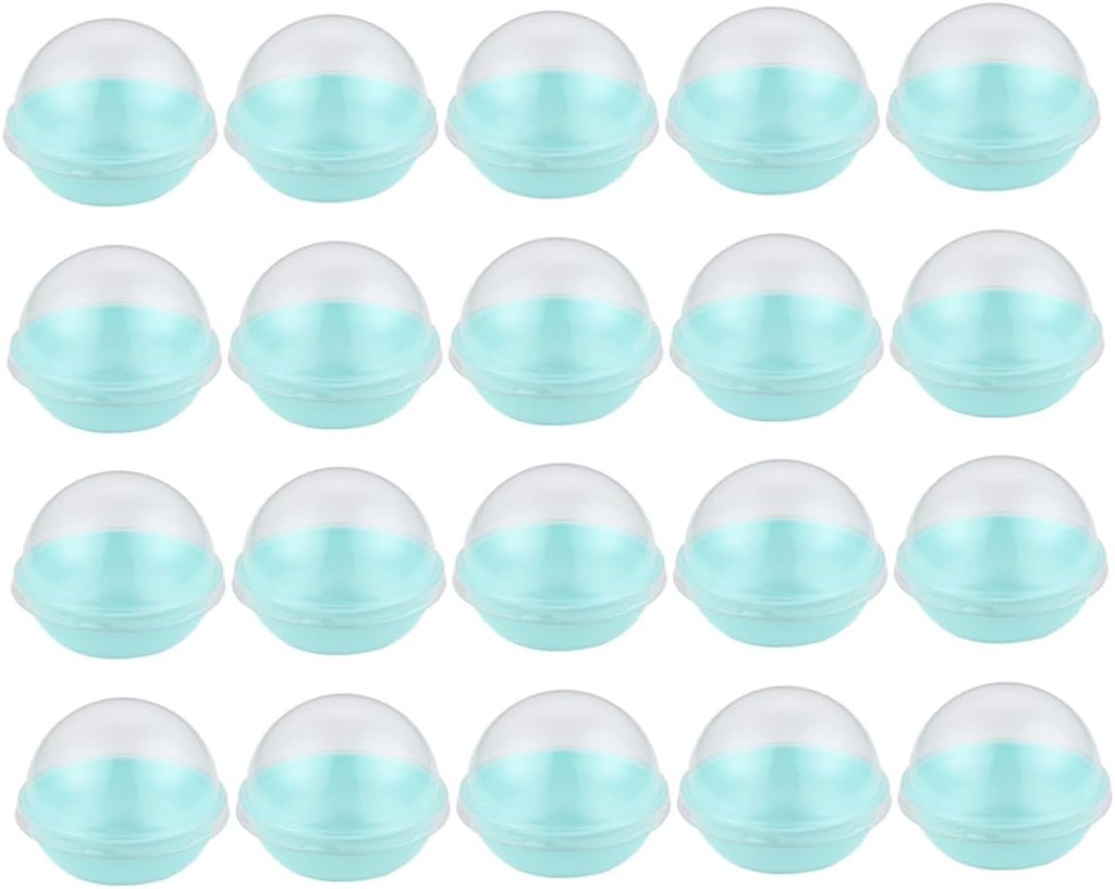 VICASKY 50Pcs Dome Cake Boxes for and Egg Yolk Individual Cupcake Containers Seal Bakery Packaging for Desserts Parties and Home Use