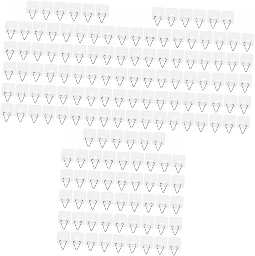 150pcs Invisible Plate Hangers Multi-use Kitchen Dish Holders for Plates Easy to Install for Wall Display and Home Decor