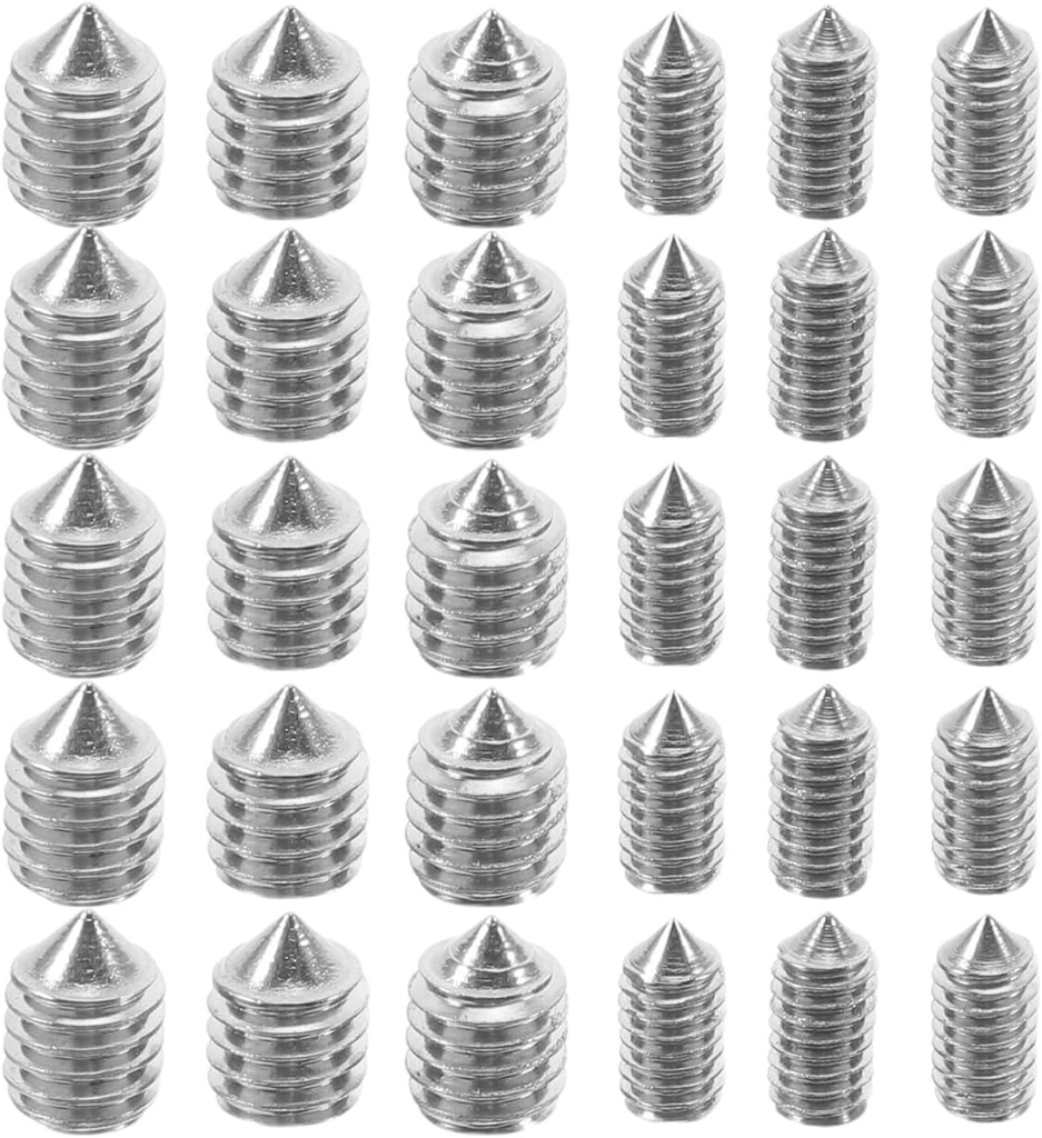 Cabilock Stainless Steel Towel Rack Screws 20 Pcs Set Hex Drive for Bathroom Kitchen Closet Installation Durable and Space-Saving Fast Assembly