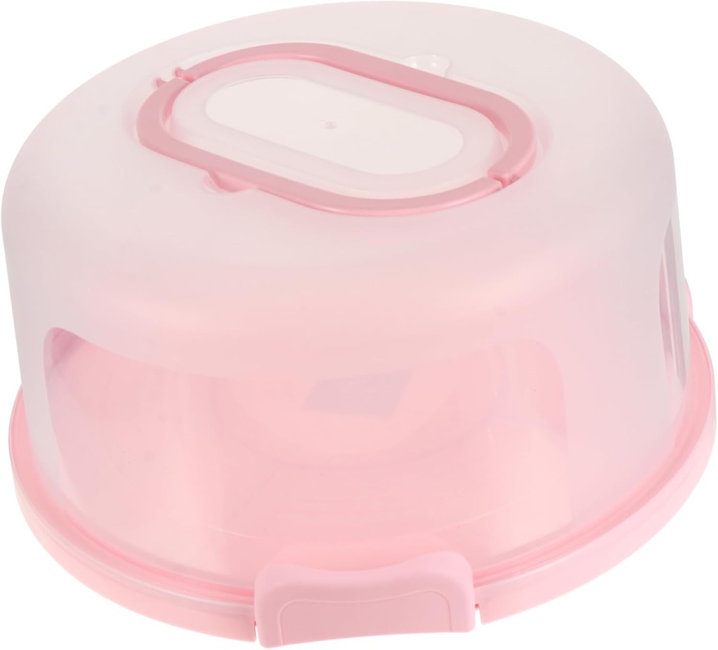 1Set Portable Cake Holder with Pad Transparent Cake Box for Easy Carrying and Food Protection for Cakes and Cupcakes Convenient and Practical Design