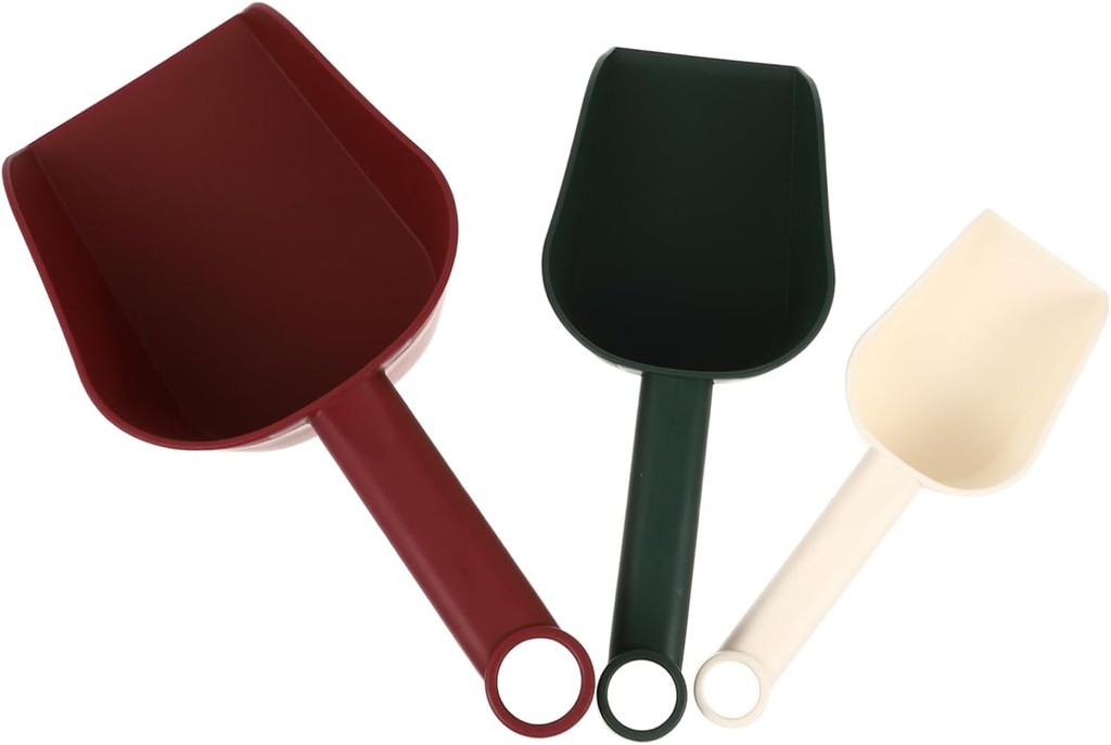 SUPVOX 3pcs Cultivator Small Plastic Soil Shovel Tools for Gardening Rakes Digging Transplanting