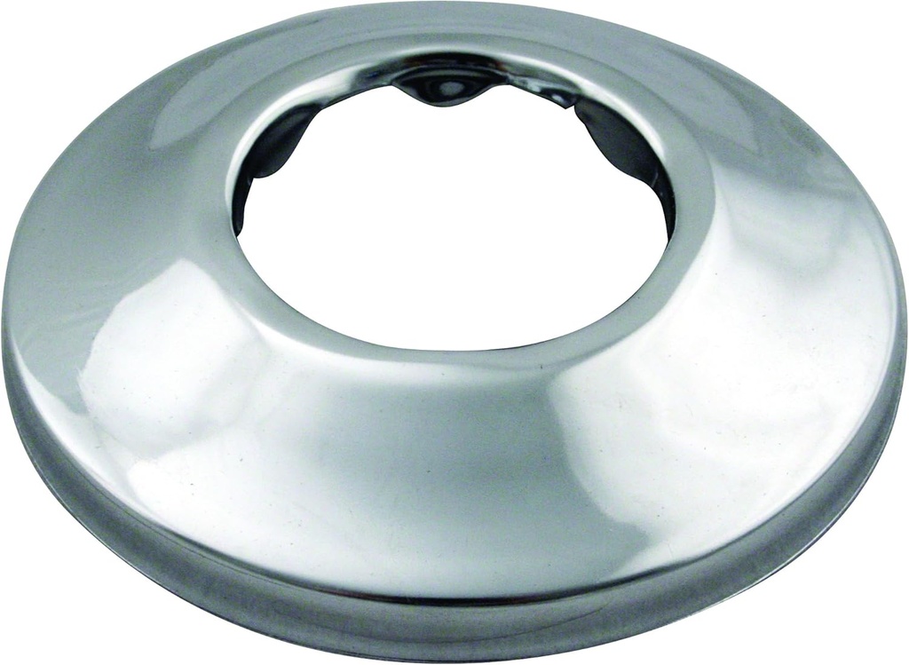 Westbrass R406-26 1-1/2" OD Opening x 2-1/2" OD Exterior Diameter Low Pattern Sure Grip Flange, Polished Chrome