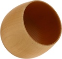 PRETYZOOM 250ml Wooden Teacup Tea Cup for Tea Party Mugs Sake Cup Home Drinkware Natural Design