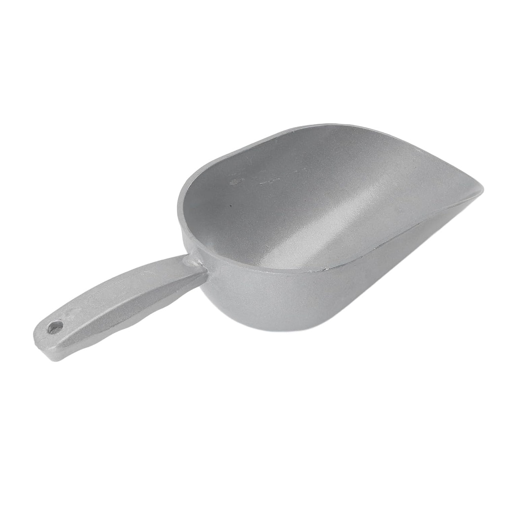 Akozon Premium Aluminum Alloy Pet Food Scoop Multipurpose Grain Scoop Shovel for Poultry, Goat, Cattle, Pig, Dog, and Cat Food