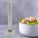 Effortless Falafel Preparation Stainless Steel Ball Making Scoop (Small)