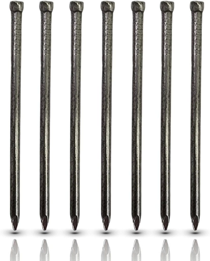 1" Inch 2D Small Head - Premium Quality Polished Finishing Nails Hand-Drive Hardware Carbon Steel Nail for Picture Hanging, Wood, Frame, Plaster and Concrete Wall - DIY (1200)