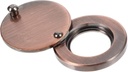 Mipcase Privacy Protection Supplies Peephole Lid for Home Full Copper Door Viewer Cover Easy to Install