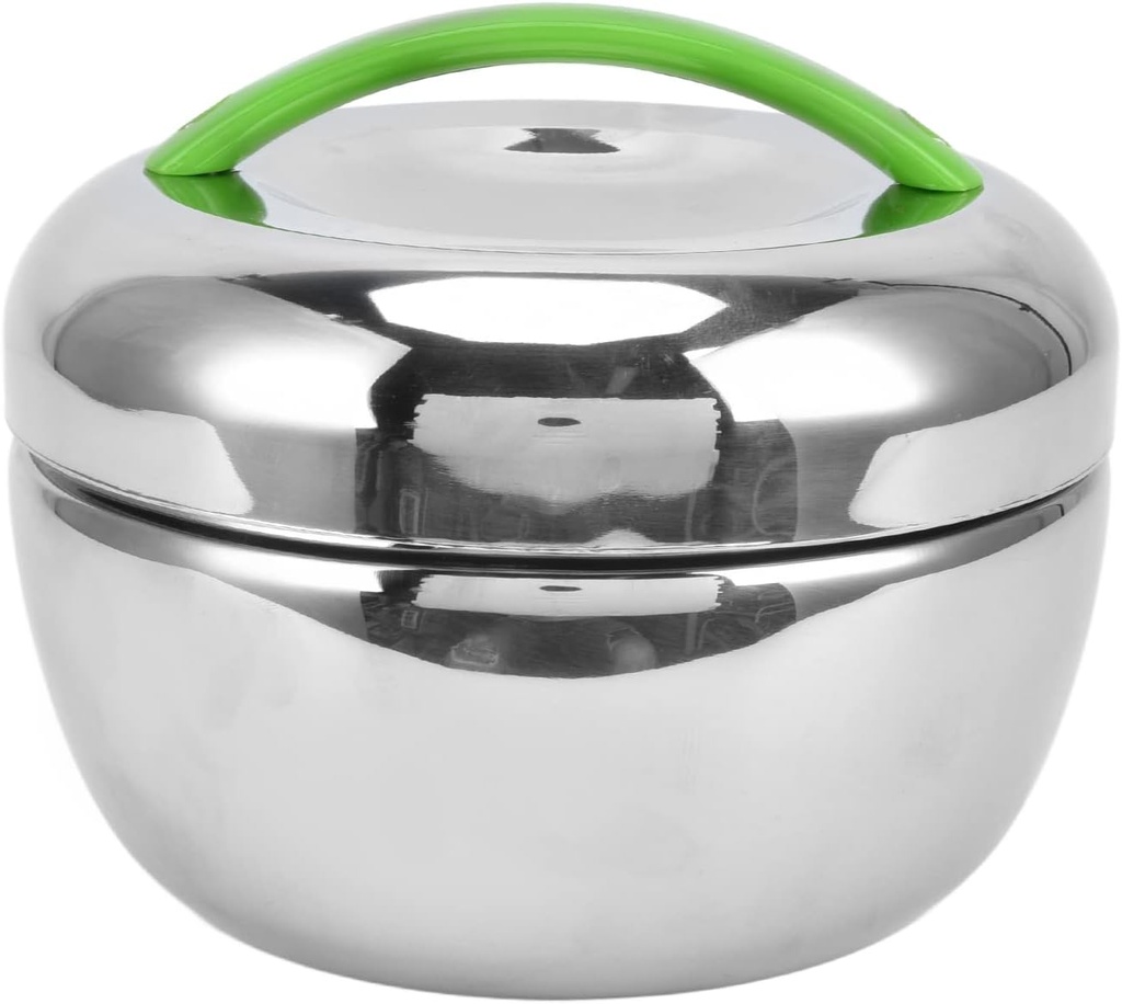 TOPINCN Stainless Steel Insulated Lunch Box 1.3L 44Oz Li Silver Container with Insulation Lunch Container Container Jar for Boxed Insulating Insulated Food Jars