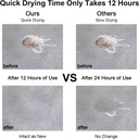 Fiberglass Porcelain Sink Repair Kit：Tile Bathtub Patch Tub Shower Pan Repair Kit for Quartz Enamel Crack Chip in Bathroom and Kitchen (White)