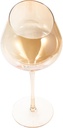 Stylish Amber Wine Goblet High Stem Glass Cup for Wine Cocktails Decorative