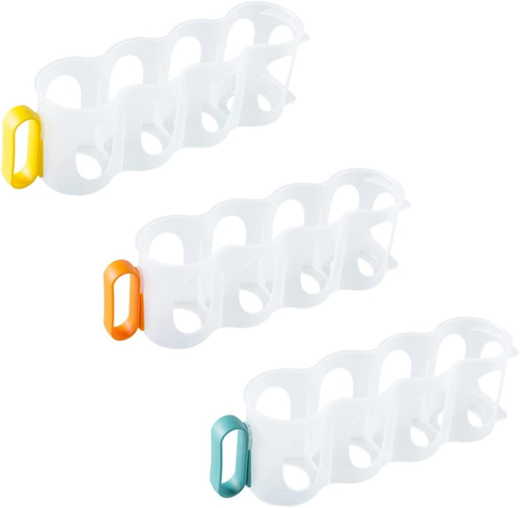 ABOOFAN 3pcs Fridge Can Organizer Soda Rack Refrigerator Beverage Holder Can Dispenser for Pantry Random Color