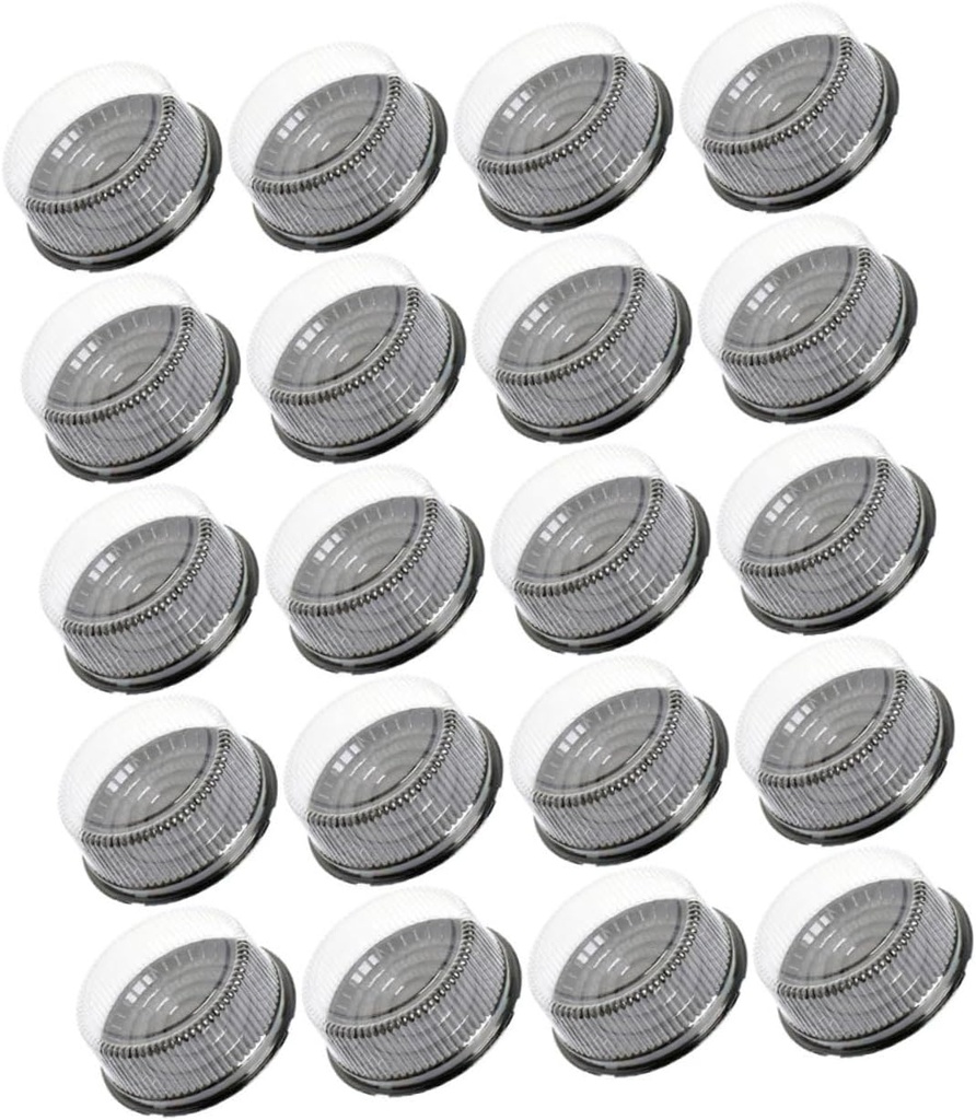 OUNONA 20Pcs Transparent Cake Boxes Portable Cake Containers for Bakery Home Use for Storing Transporting Cakes Cupcakes and Desserts Cake Packing Box