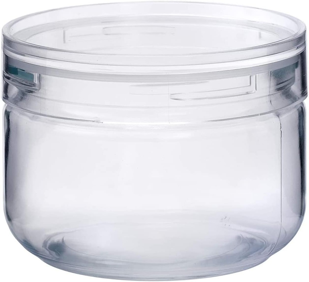 星硝(Seisho) Cellarmate 221152 S1 Storage Container, Glass Canister, 20.3 fl oz (600 ml), Charmy Clear, Made in Japan