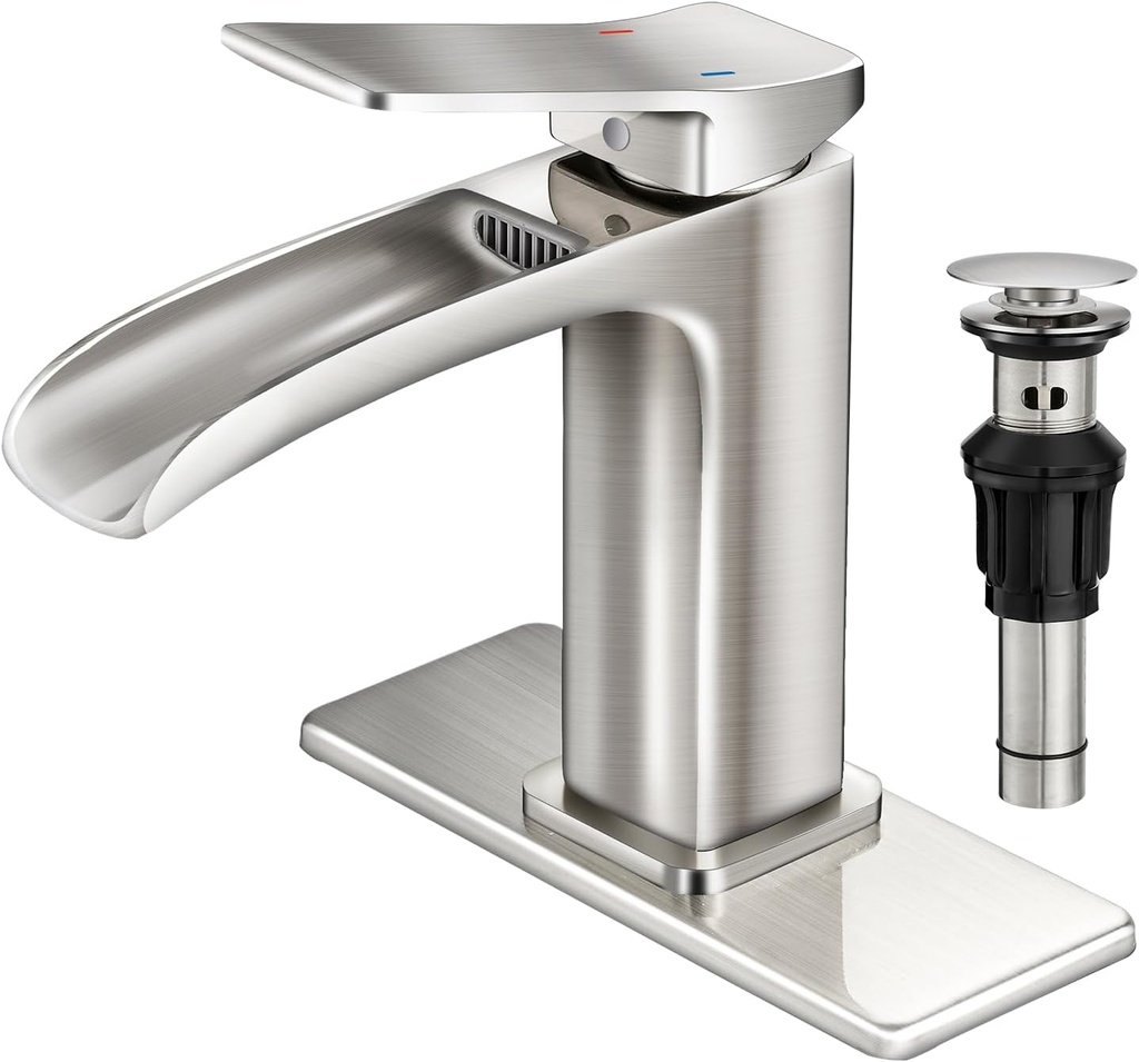 OWOFAN Bathroom Sink Faucet and Kitchen Faucet Product Bundles