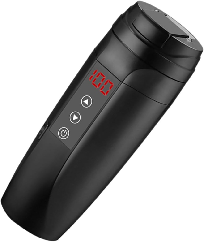 Car Heated Water Mug Stainless Steel Travel Heating Cup for Vehicles for Coffee and Tea The Go for